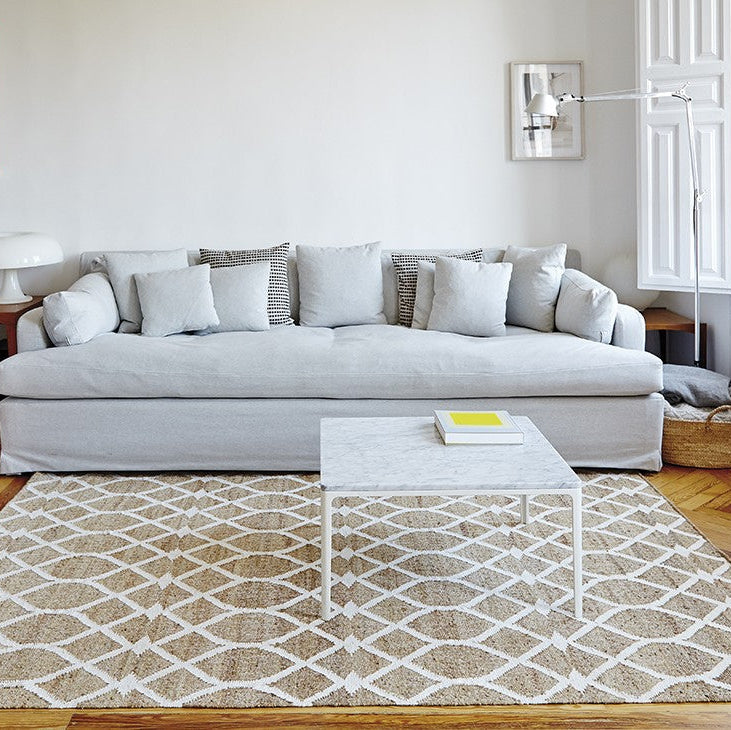 Design vloerkleed Gan Rugs Rodas White sfeer