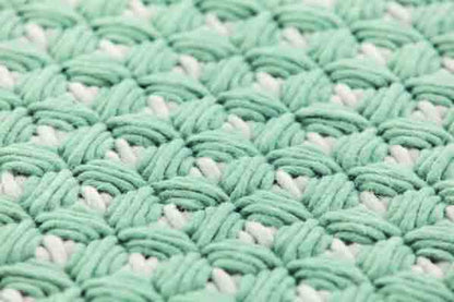 Vloerkleed Gan Rugs Silai Green detail 2