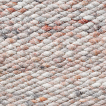 Tweedekans vloerkleed wol Lisanne Poeder detail