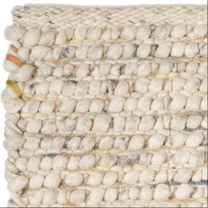 Wollen vloerkleed Greet offwhite 01 detail