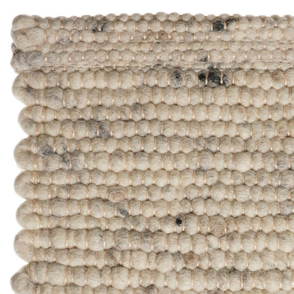 Wollen vloerkleed handgeweven Arna Lichtgrijs 04