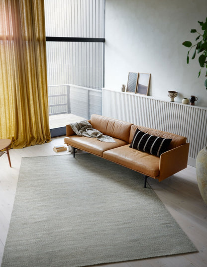 Wollen vloerkleed hip Gise Beige Grijs Interieur 3