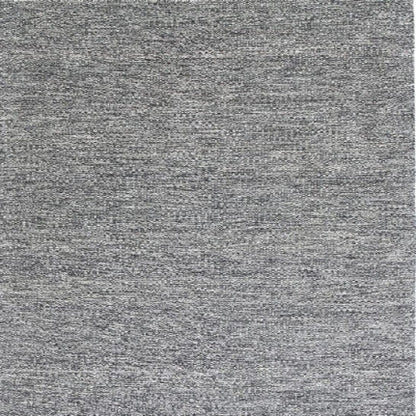 Wollen vloerkleed hip Gise Zwart Gebroken Wit 