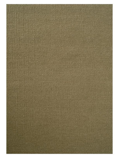 Wollen vloerkleed hip met flosjes Robijn Bamboo closeup