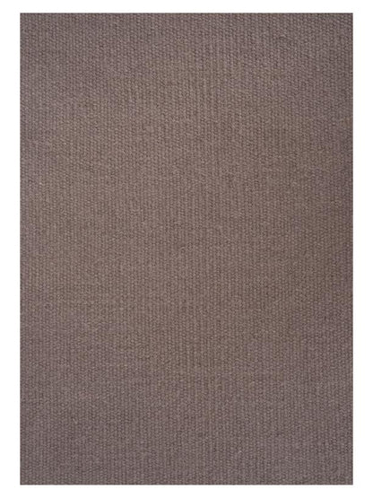 Wollen vloerkleed hip met flosjes Robijn Heather closeup