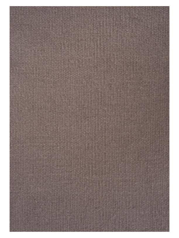 Wollen vloerkleed hip met flosjes Robijn Heather closeup