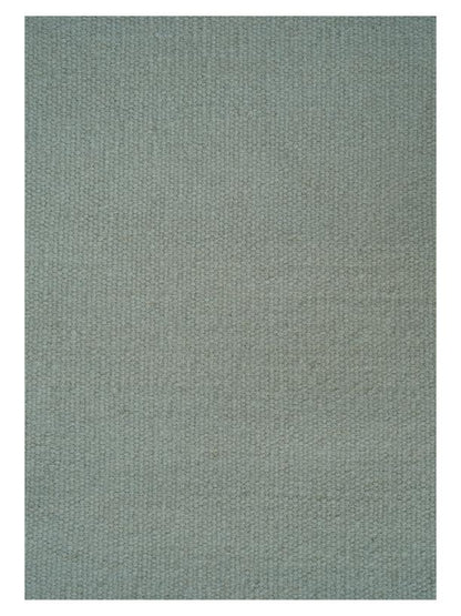 Wollen vloerkleed hip met flosjes Robijn Sky closeup