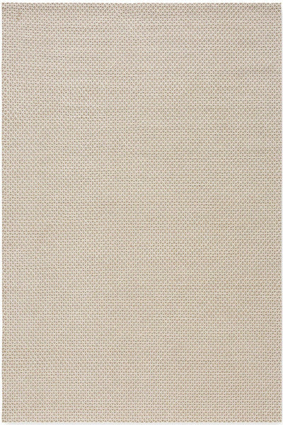 Wollen vloerkleed met jute Gan Raw Wit