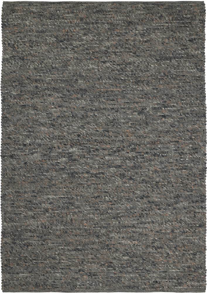 Wollen vloerkleed Ankie Charcoal groot