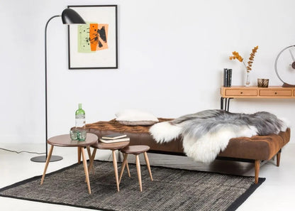 Wollen vloerkleed Anna Black interieur