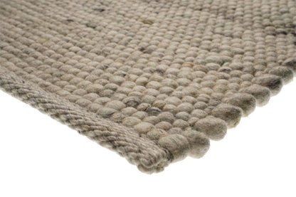Wollen vloerkleed Celia Grijs 03 closeup