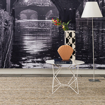 Wollen vloerkleed Diane Groen 08 interieurfoto