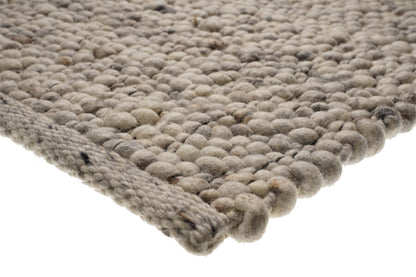 Wollen vloerkleed Eva Offwhite 01 detail