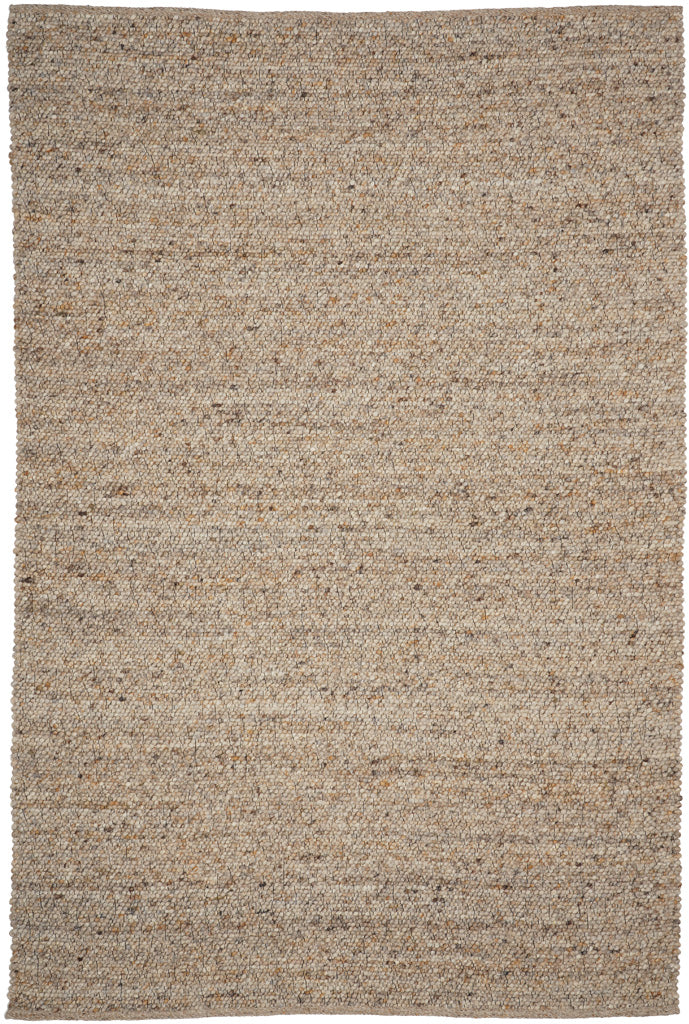 Wollen vloerkleed Eva Zand Beige 02 volledig