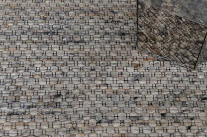 Wollen vloerkleed Imme Grijs Mix 04 sfeer