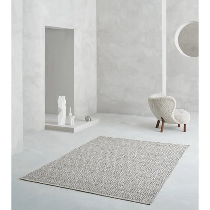 Wollen vloerkleed Jule Grey interieur