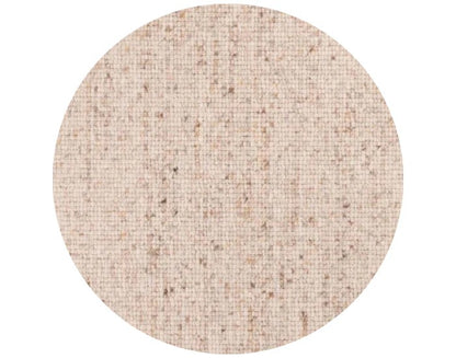 Wollen vloerkleed vlak geknoopt Keet Rond Beige 13