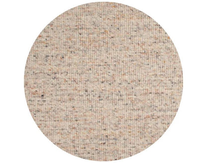 Wollen vloerkleed Keet Rond Beige Mix 16