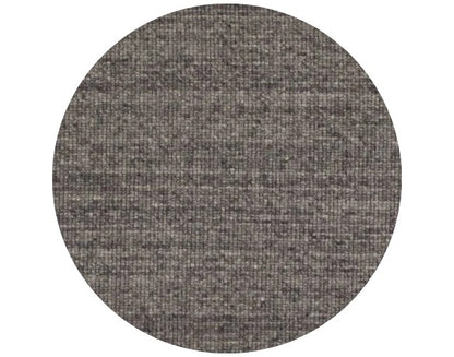 Wollen vloerkleed vlak geknoopt Keet Rond Grijs 21