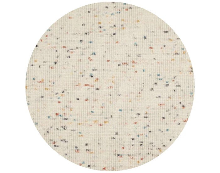 Wollen vloerkleed Keet Rond Multi 99