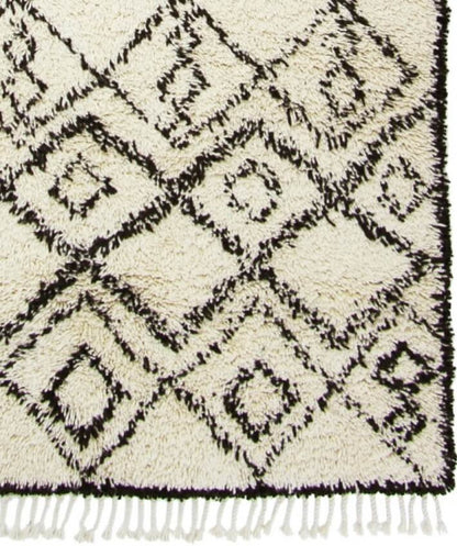 Berber vloerkleed hoogpolig Beni Ouarain Design 1; Berber vloerkleed hoogpolig Beni Ouarain Design 1; Berber vloerkleed hoogpolig Beni Ouarain Design 1