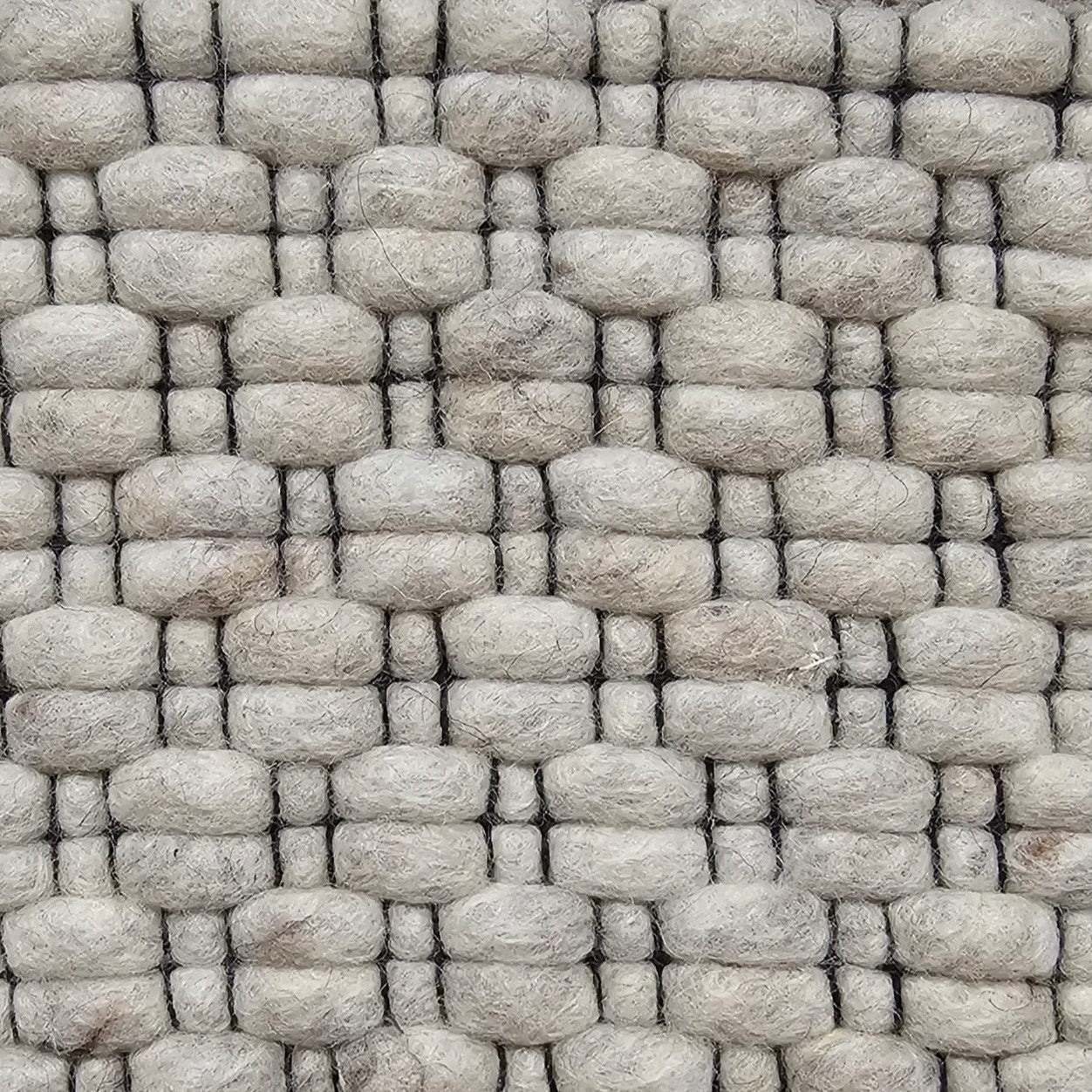 Wollen vloerkleed Imme Offwhite 01; Wollen vloerkleed Imme Offwhite 01