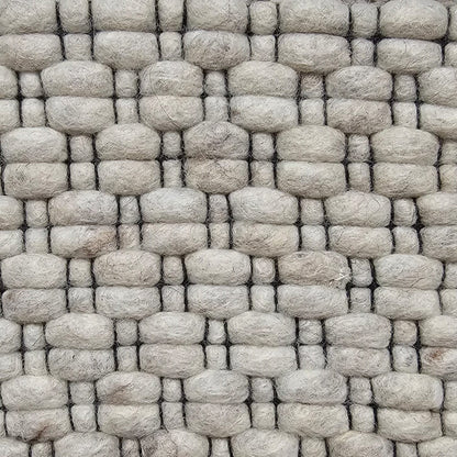 Wollen vloerkleed Imme Offwhite 01; Wollen vloerkleed Imme Offwhite 01