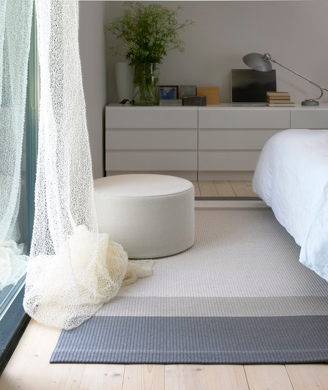 Design vloerkleed Woodnotes Panorama Stone - White 1331501; Design vloerkleed Woodnotes Panorama Stone - White 1331501