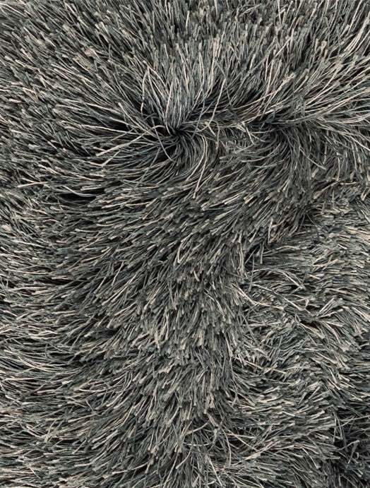 Hoogpolig vloerkleed Aliza 57 Blauw Grijs