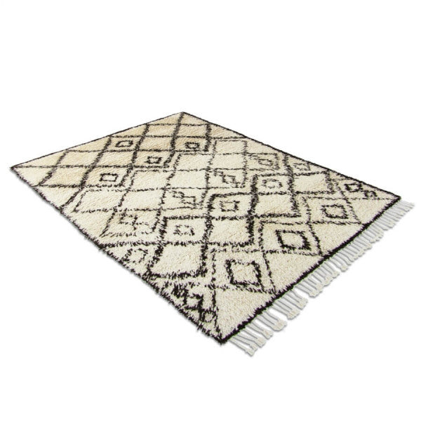 Berber vloerkleed hoogpolig Beni Ouarain Design 1; Berber vloerkleed hoogpolig Beni Ouarain Design 1; Berber vloerkleed hoogpolig Beni Ouarain Design 1