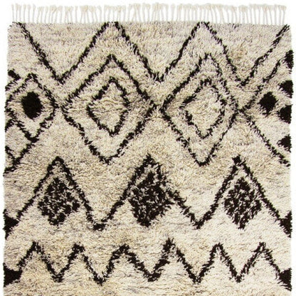 Berber vloerkleed hoogpolig Beni Ouarain Design 4; Berber vloerkleed hoogpolig Beni Ouarain Design 4; Berber vloerkleed hoogpolig Beni Ouarain Design 4