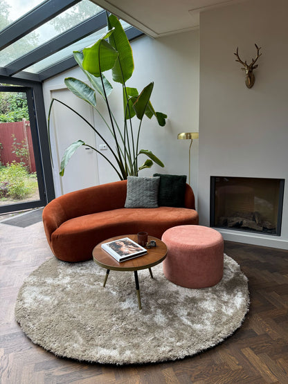 Rond hoogpolig vloerkleed Penelope Offwhite; Rond hoogpolig vloerkleed Penelope Offwhite; Rond hoogpolig vloerkleed Penelope Offwhite; Rond hoogpolig vloerkleed Penelope Offwhite