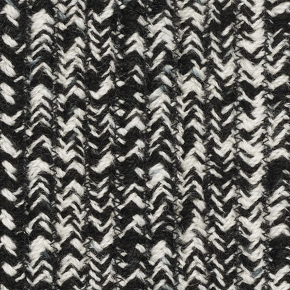 Design vloerkleed Kvadrat Corde Droit Zwart Wit 0191; Design vloerkleed Kvadrat Corde Droit Zwart Wit 0191