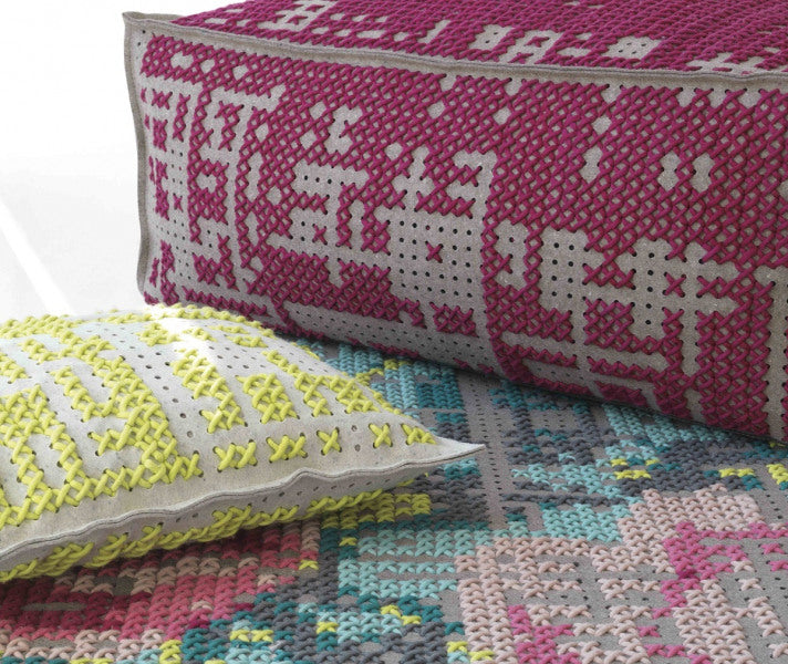 Vloerkleed Gan Rugs Canevas Flowers Color; Vloerkleed Gan Rugs Canevas Flowers Color; Vloerkleed Gan Rugs Canevas Flowers Color