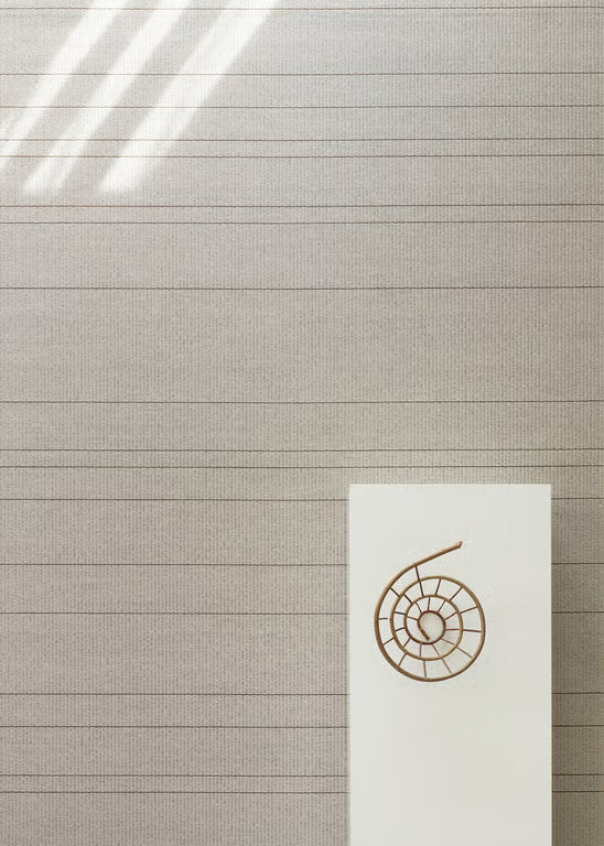 Design vloerkleed Woodnotes Willow Stone - Brown 1261545
