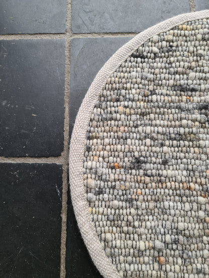 Rond vloerkleed Diane Grijs Mix 05